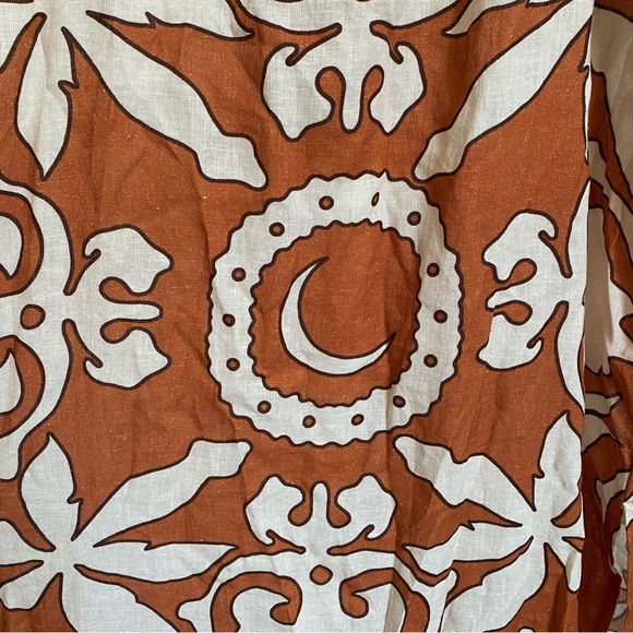 NWOT See iou Linen Midi Dress with slits S - Picture 6 of 9